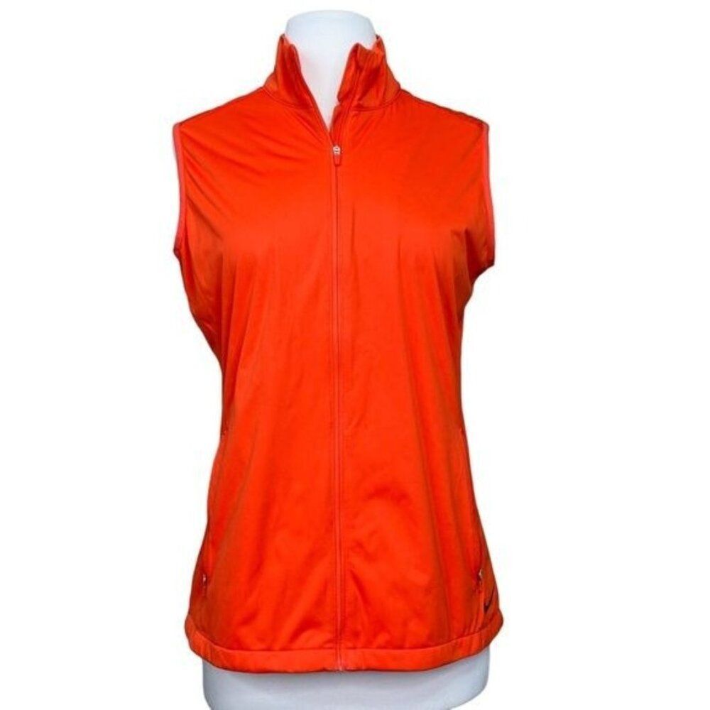 Nike Golf Vest Orange Womens Size Small